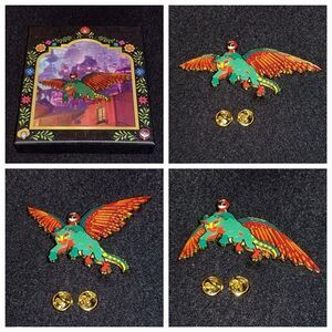 Loungefly Coco Pepita Jumbo Pin Disney Pixar LE 2500 Moving Flying Spirit Animal